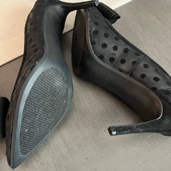 Black Betsey Johnson heels - Picture 2 of 3